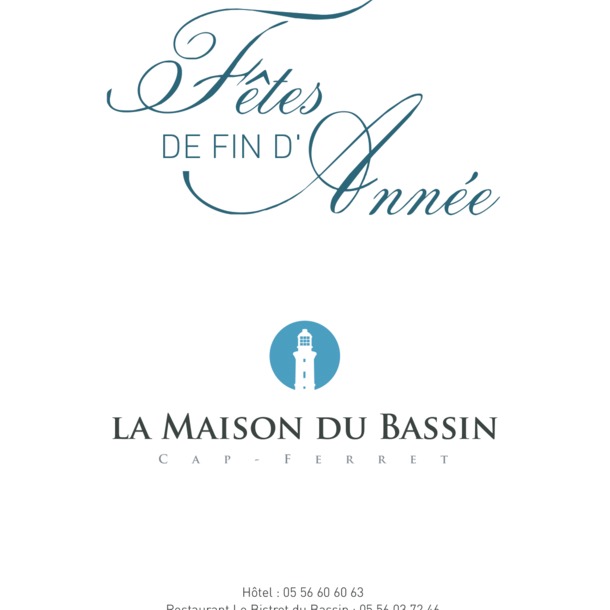 La Maison du Bassin - Menu de fin d'année 